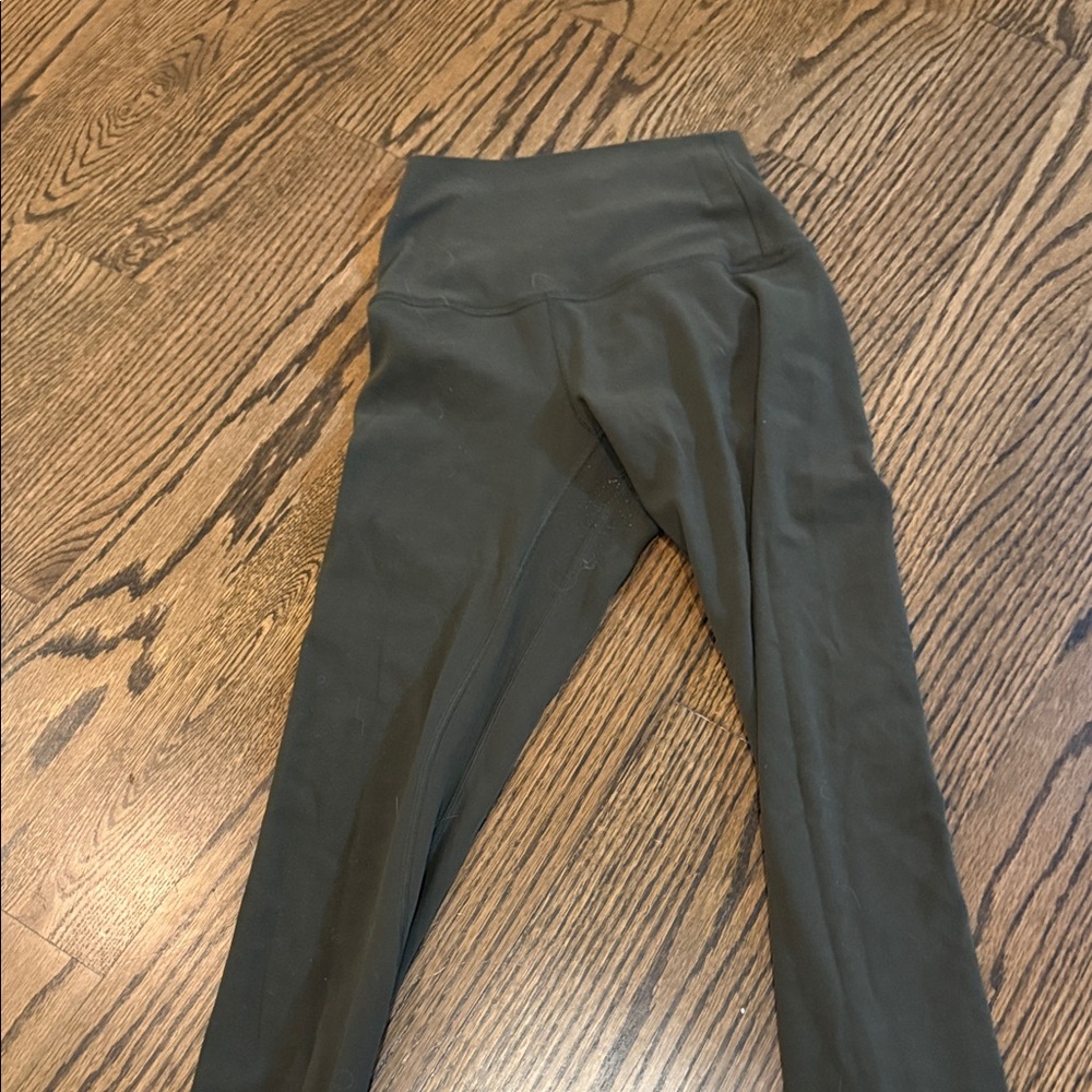 lululemon athletica navy green high-rise leggings